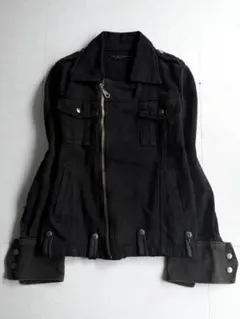 美品/コレクション】CHANEL グラフィティ デニム ジャケット 36 黒 