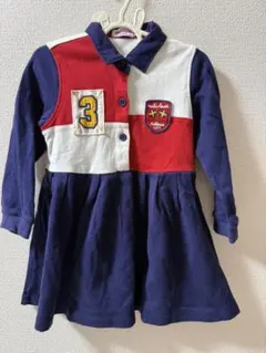 MIKIHOUSE ワンピース 長袖 フレアスカート