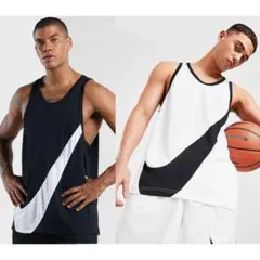 新品タグ付 NIKE ナイキ ビッグロゴ タンクトップ XL 黒のサムネイル