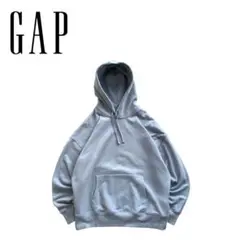 【美品】GAPギャップ 00s 無地 スウェットパーカー フーディ oldgap