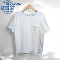 グッドオン　ラグランスリーブ　S/S TEE ホワイト　アメカジ　古着のサムネイル
