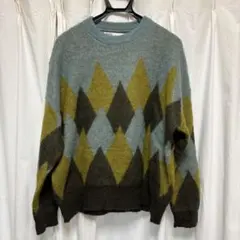 ウエストライド セーター L モヘア アーガイル - メルカリ