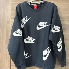 NIKE ロゴプリント スウェット Mサイズ ブラック