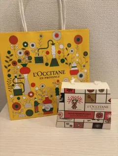 【新品未使用ショッパー付】L'OCCITANE アップルマロングシア バスセット