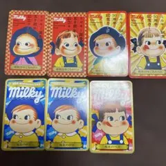 不二家 ミルキー 50周年記念カード 7枚セットのサムネイル