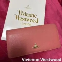 新品✨ヴィヴィアンウエストウッド 長財布 ラウンドファスナー ピンク 