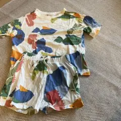 ZARA カラフル魚プリント Tシャツ&ショートパンツ 3-4歳