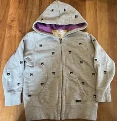 ★ダブルビー★フード付パーカー★ビーくん総柄★120★