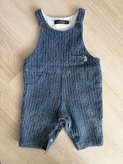 BeBe べべ　サロペット　オーバーオール　デニム風　80 春物