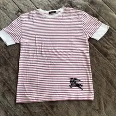 BURBERRY BLACK LABEL ストライプ Tシャツ L