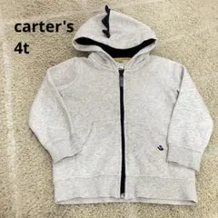 carter's パーカー　4t 100 恐竜 フーディー　裏起毛