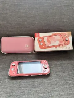 総額3万円分⭐️Nintendo Switch Lite ピンク 純正ケース付‼️
