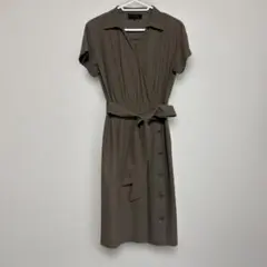 UNTITLED オリーブ ラップドレス サイズ2