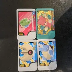 ポケモンメザスタ ハスボー パモット ルナトーン カメックス 4枚セット