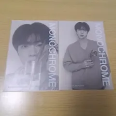 BTS MONOCHROME プリントフォト生写真 2枚セット ジン JIN
