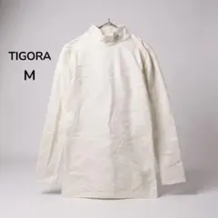 TIGORA ティゴラ ハイネック インナー M 白 速乾 アイヒート　長袖