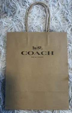 COACH ブラウン紙袋 中型