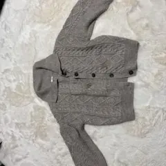 ケーブルニットカーディガン