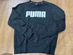PUMA プーマ クルーネック トレーナー ブラック　140のサムネイル