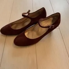 EIZO ストラップパンプス　ワインレッド