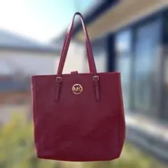 MICHAEL KORS MK 赤 トートバッグ　✨美品✨