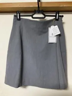 ROPE'PICNICミニスカート[38] グレー未着用　シンプルデザイン