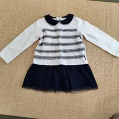 フリルチュールワンピース サイズ110