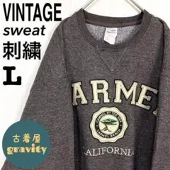 【人気】TEEMAX☆ビンテージスウェット　刺繍　カレッジロゴ　アーチロゴ