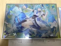 初音ミク エムアイカード入会特典アクリル色紙　アクリルグッズまとめ売り