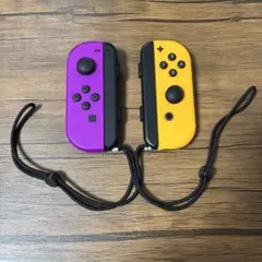 【スイッチ】Switch ジョイコン ネオンパープル/ネオンオレンジ