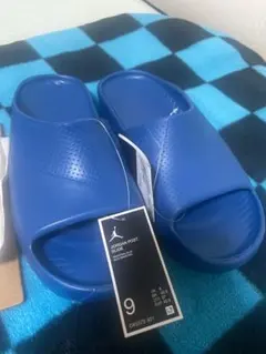 Jordan Post Slide サンダル 9サイズ ブルー