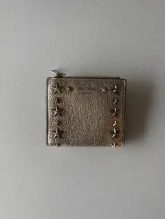 JIMMY CHOO 二つ折り財布 スタースタッズ ゴールドのサムネイル