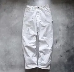 ワークパンツ 白