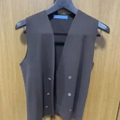 Blu Bre ブラウン ダブルボタン ベスト