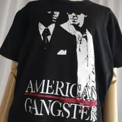 映画 アメリカンギャングスター Tシャツ Lサイズ 黒(ブラック) 古着