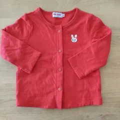 ミキハウス　うさこ　厚手カーディガン　70〜80