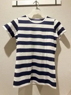 THE NORTH FACE ストライプ 半袖Tシャツ　L