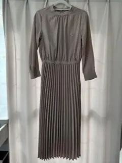 OPAQUE.CLIP長袖ロングワンピース