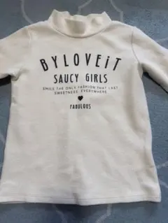 BYLOVEiT キッズ 長袖カットソー ホワイト