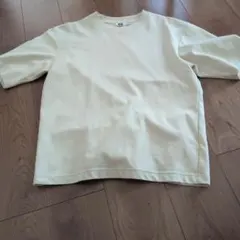 UNIQLO エアリズム Tシャツ M クリーム色