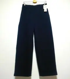 新品 ユニクロシー 2026年 スウェットワイドパンツ/丈長め+ 紺 メンズM