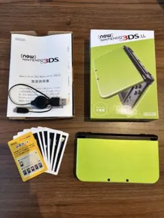 New Nintendo 3DS LL ライム×ブラック 動作確認済