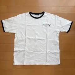 RUNSEOKJIN ホワイト Vネック Tシャツ JINサイズ - メルカリ