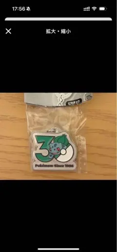 ポケモン30周年メタルチャームマスコット【フシギダネ】