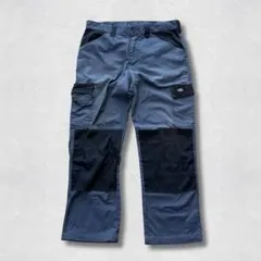 Dickies ワークパンツ カーゴ L相当 UK34R グレー ストレート