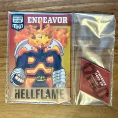 ヒロアカ 一番くじ 連なる星霜 エンデヴァー カード型アクリルスタンド F賞