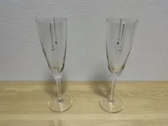 4℃ シャンパングラス 2個セット