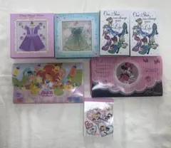 ディズニー ドレス折り紙・メモ他 計7個 ラプンツェル アナ雪 Disney