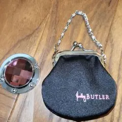 新品未使用♪　バッグハンガー　ハンドバックホルダー　バトラーハート　収納袋つき！