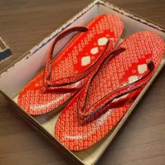LOUIS VUITTON オレンジ サンダル 26cm イタリア製 - メルカリ